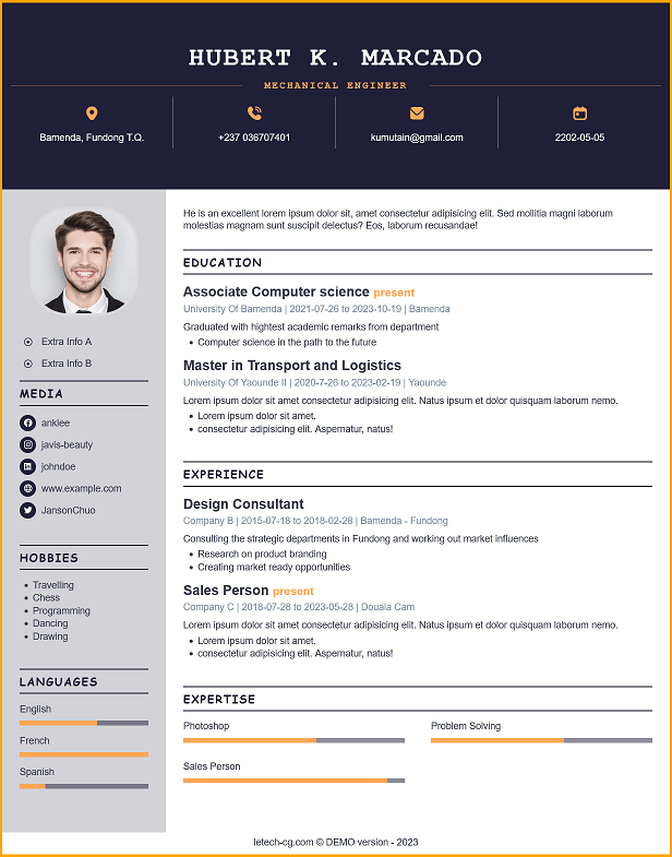 Awesome Home | HND Resume Maker